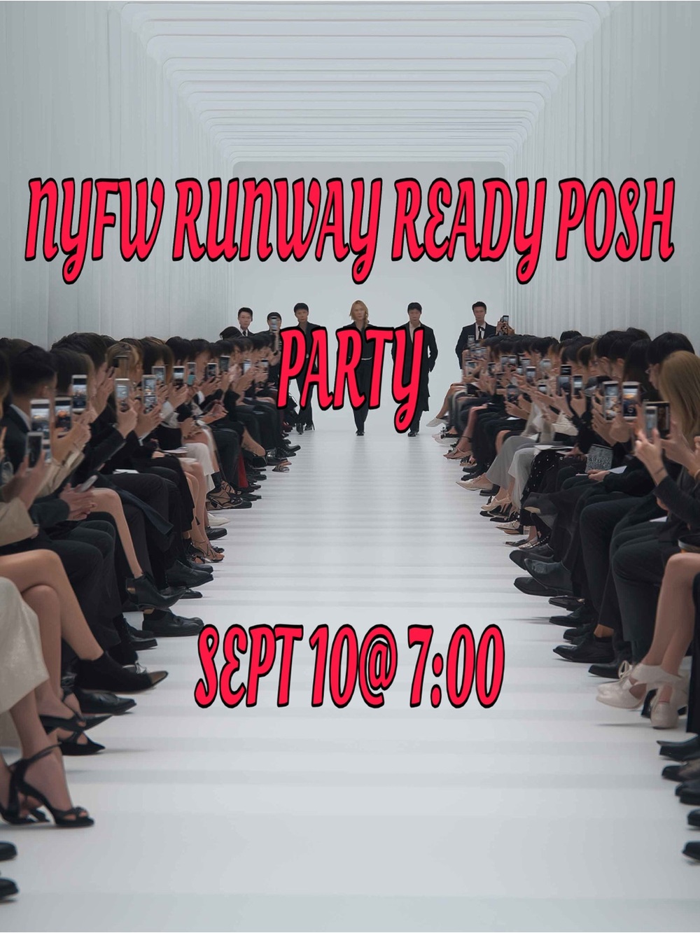 🪩🎈NYFW RUNWAY READY POSH PARTY SEP 10@ 7:00🎈🪩